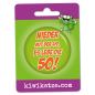 Preview: Ansteckbutton Nieder mit der 49 - es lebe die 50 ohne Eurolochkarte